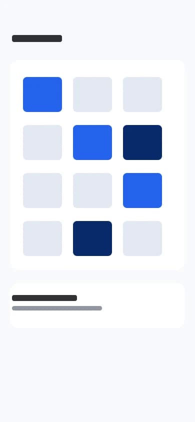 Le plan des stands d'un événement sur mobile